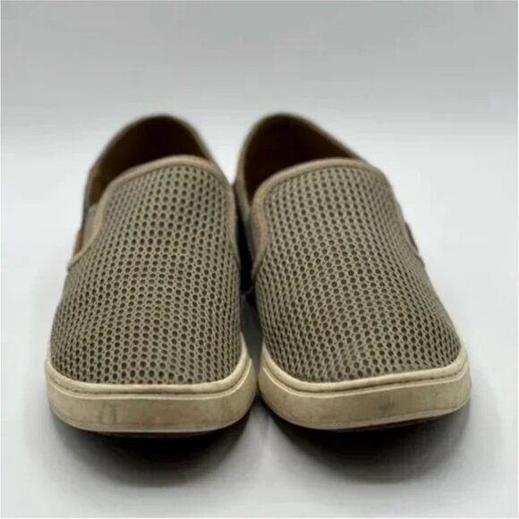 OluKai Women's Pehuea Drop in Heel Sneakers Low Top Slip On Mesh Shoes Size 10 - Picture 4 of 7